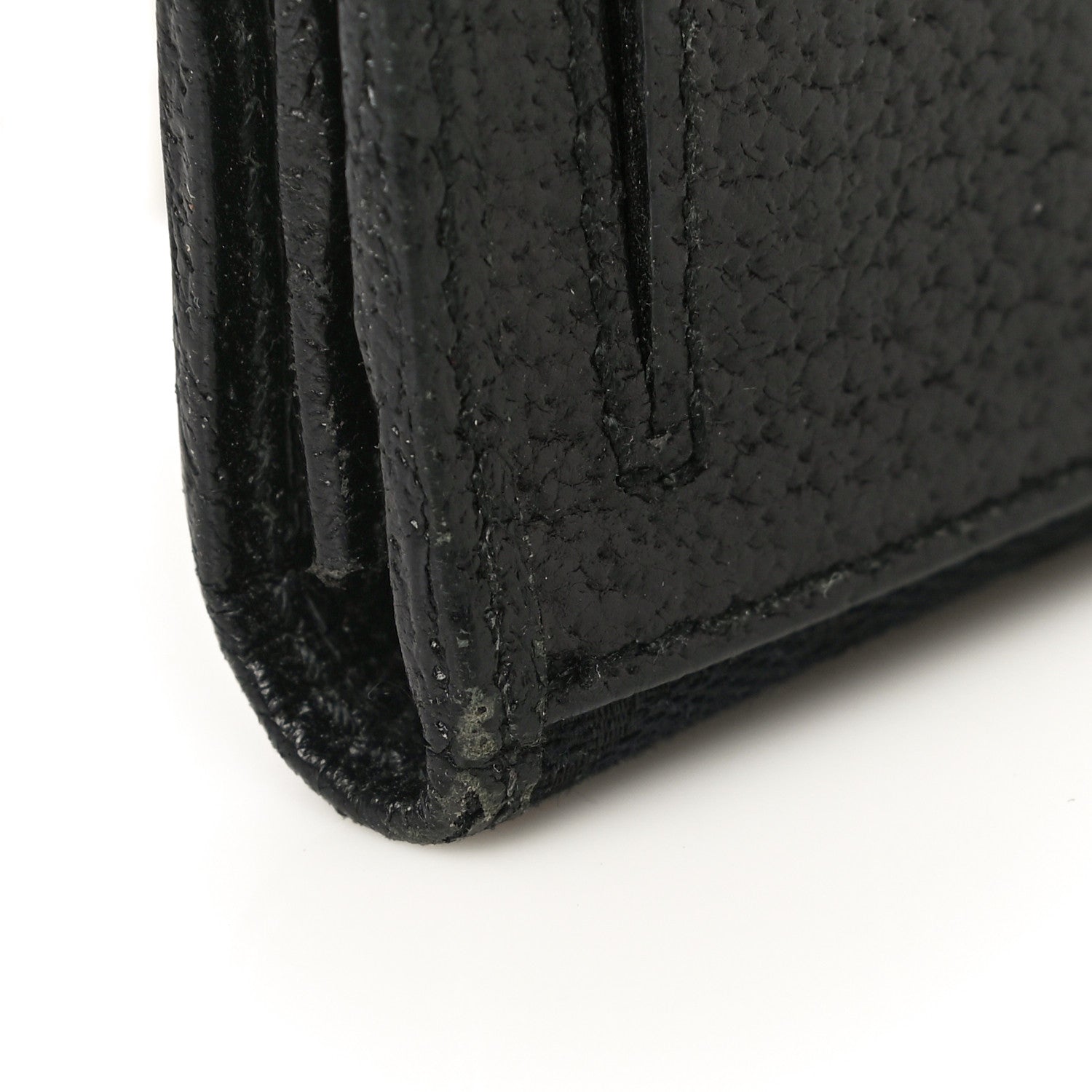 Gucci Monogram Grained Calfskin Ladies Web Continental Wallet Black 22 of 22