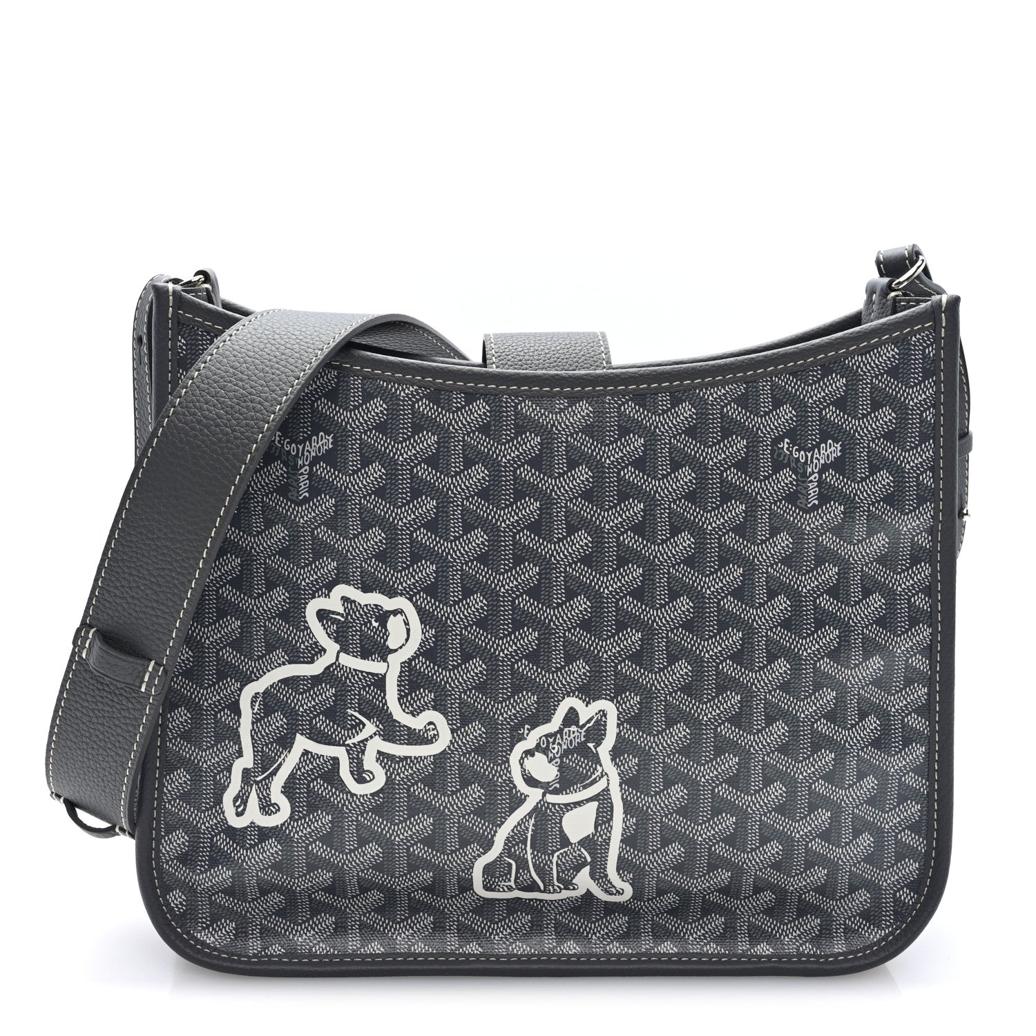 Goyard Goyardine Musette PM Bag Grey 1 of 9