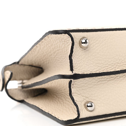 Fendi Cuoio Romano Selleria Chamois Small Peekaboo I SEE U Satchel Camelia Sand Cyber 9 of 10