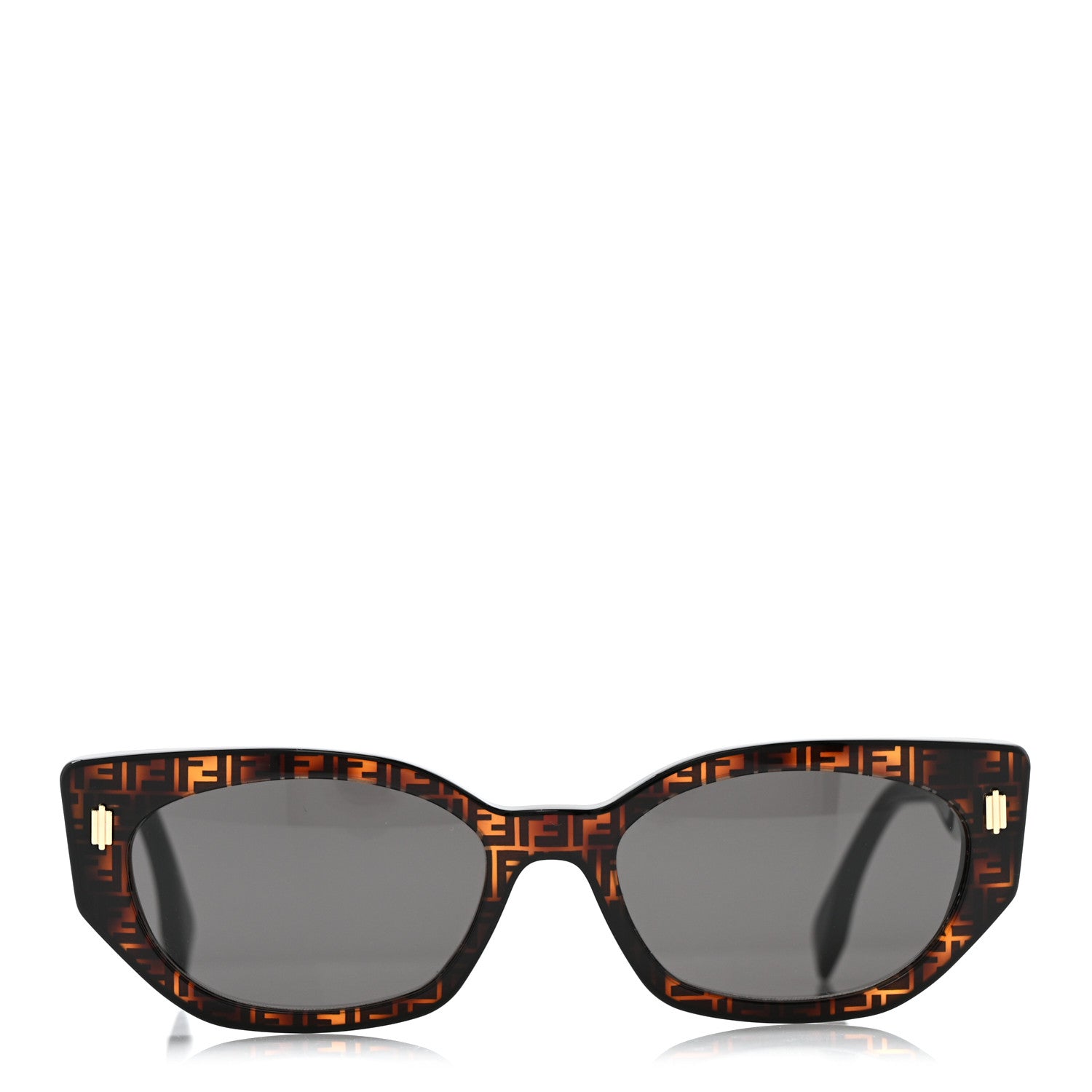 Fendi Acetate Fendi Bold Sunglasses FE40018I Havana Black 2 of 7