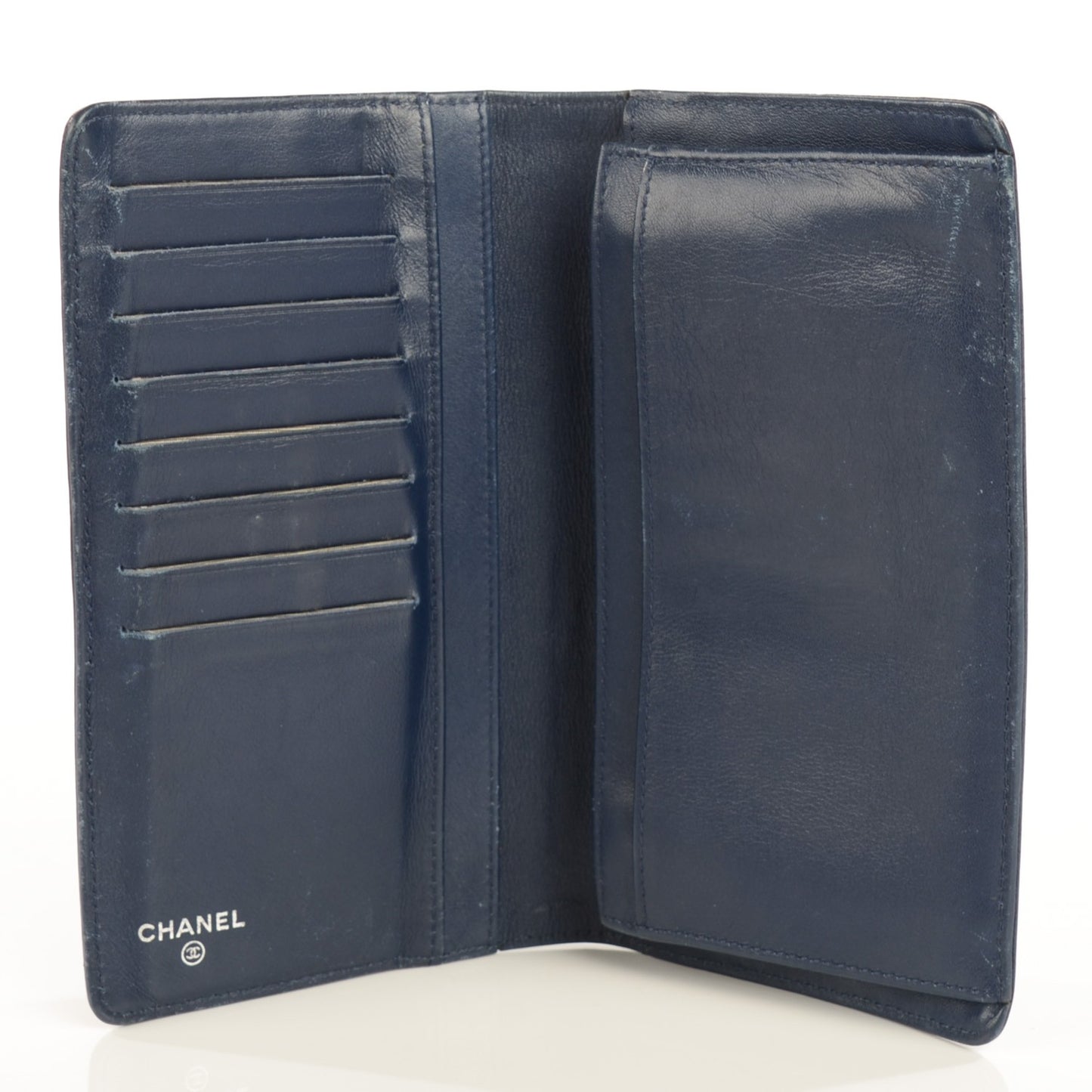 Caviar Timeless CC Yen Wallet Navy