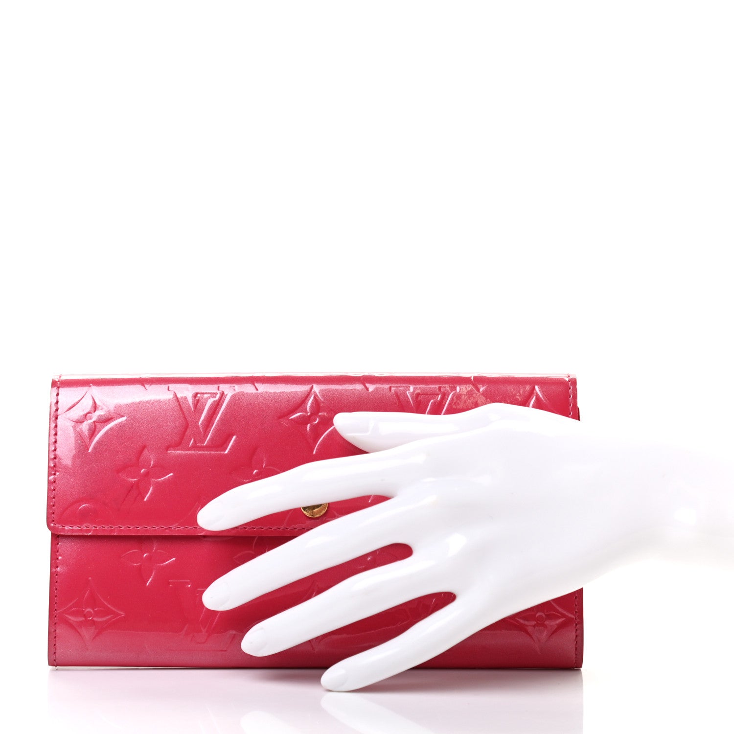 Louis Vuitton Vernis Sarah Wallet Framboise 2 of 6