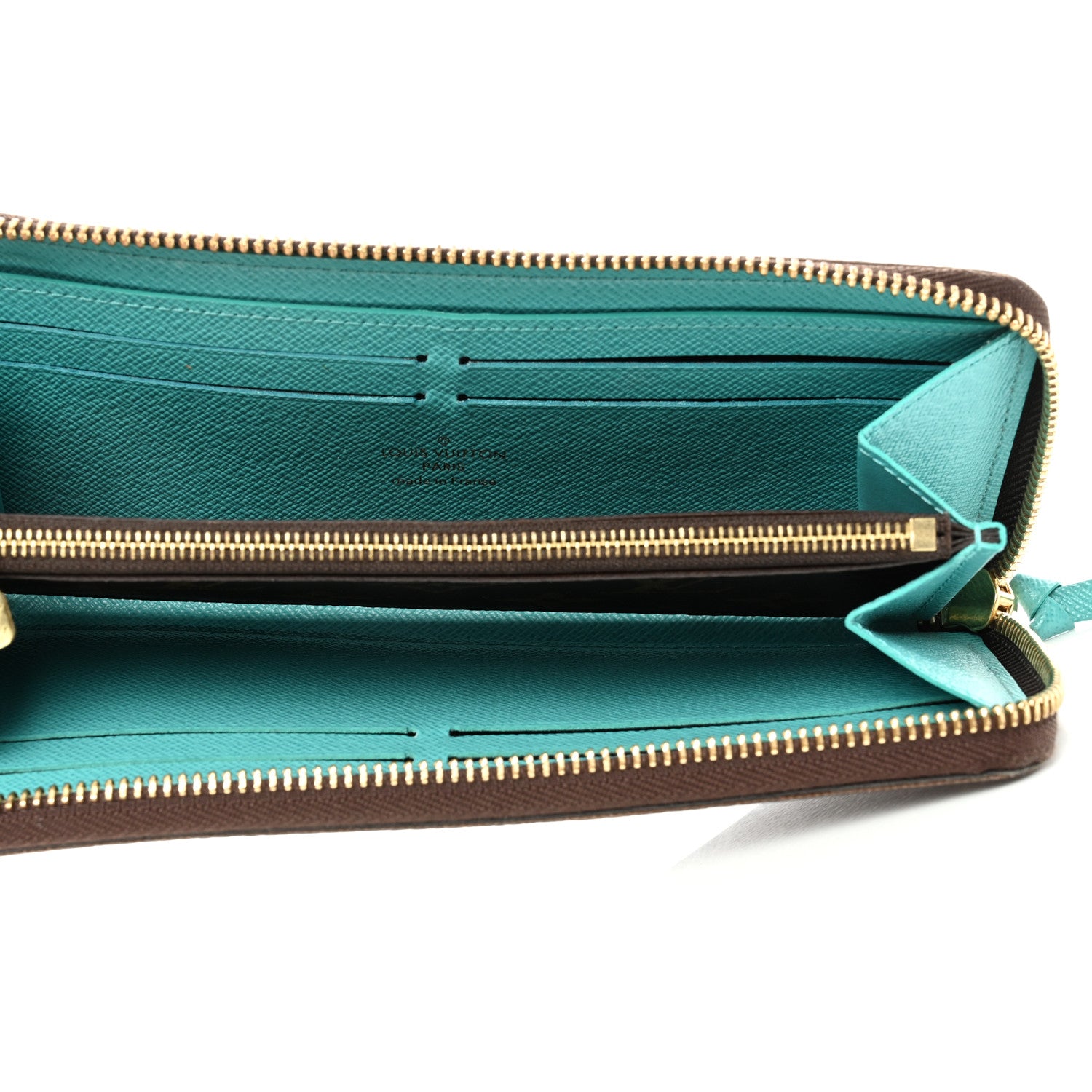 Louis Vuitton Monogram Clemence Wallet Turquoise 5 of 11