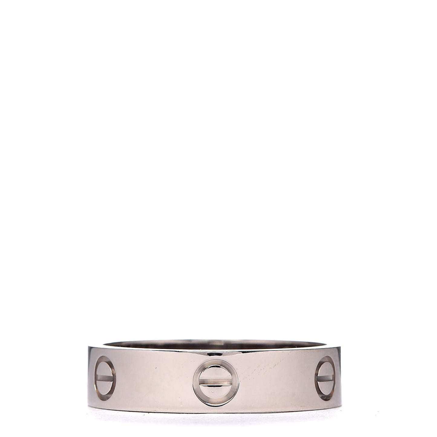 18K White Gold 5.5mm LOVE Ring 64 10.75