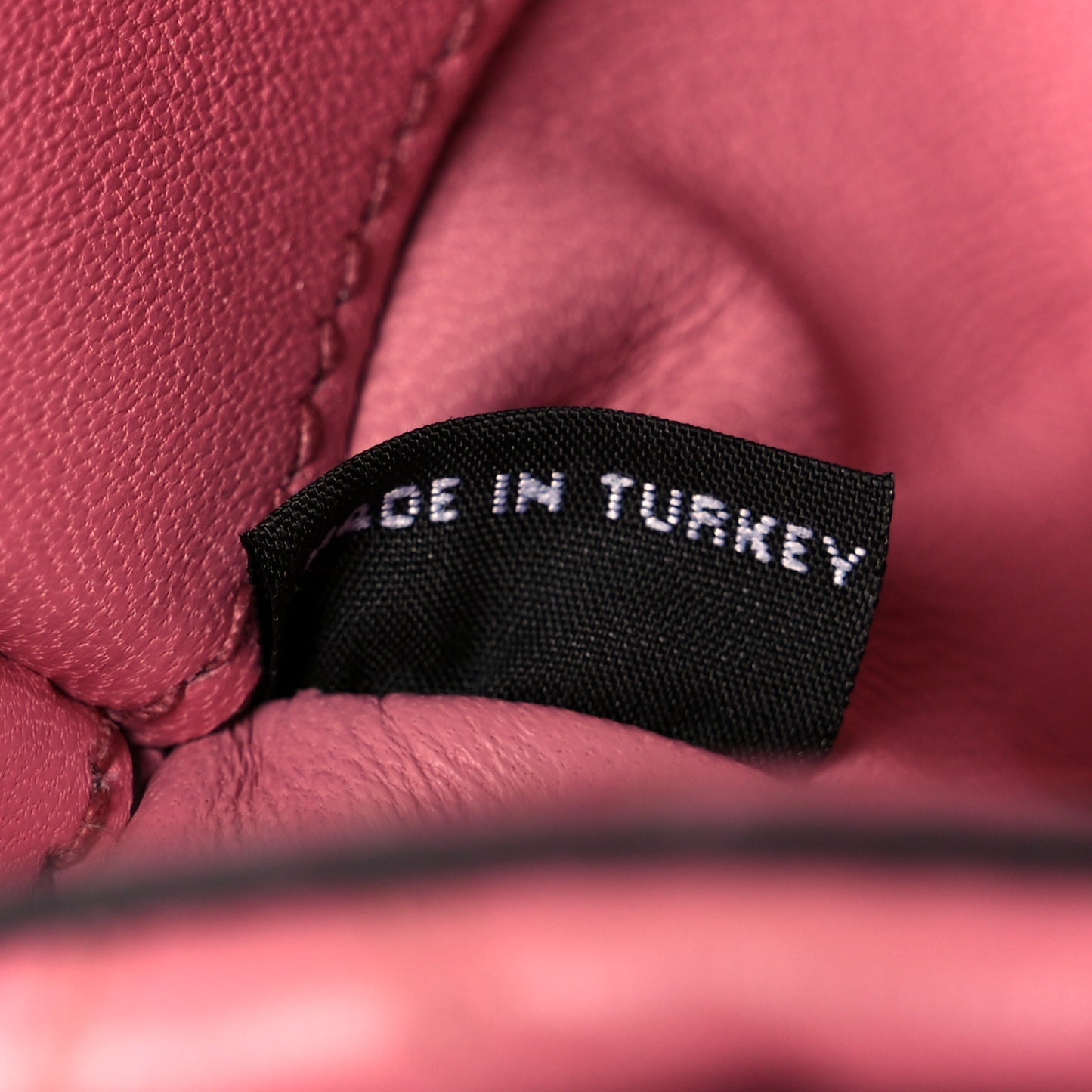 Nappa Padded Top Handle Bag Geranio