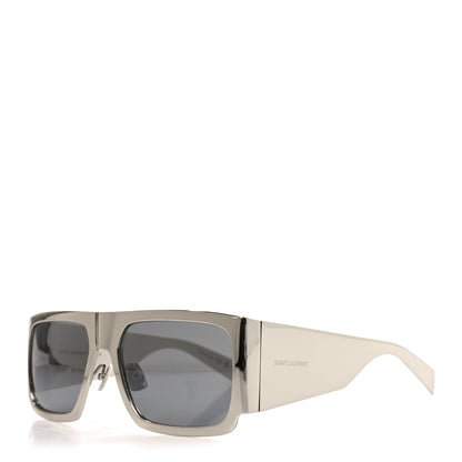 Saint Laurent Acetate Sunglasses SL 635 Silver 1 of 8