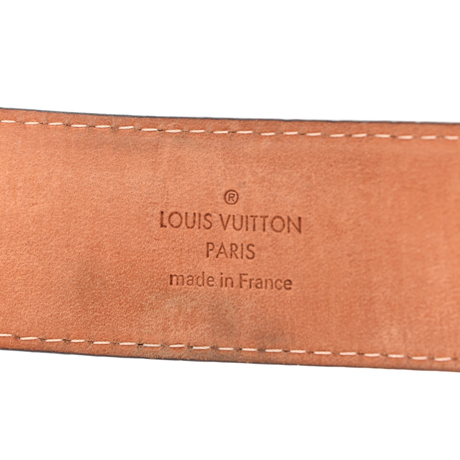 Louis Vuitton Damier Ebene Riveted Belt 85 34 5 of 7