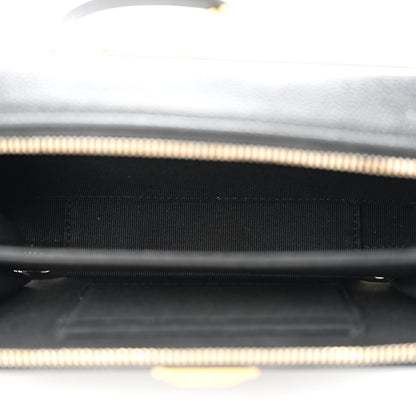 Chanel Caviar Quilted Boy Zip Phone Holder With Chain Black 5 of 11