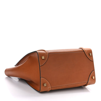 Celine Natural Calfskin Mini Luggage Tan 4 of 9