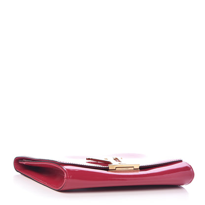 Louis Vuitton Patent Louise Clutch Rose Indien 4 of 9