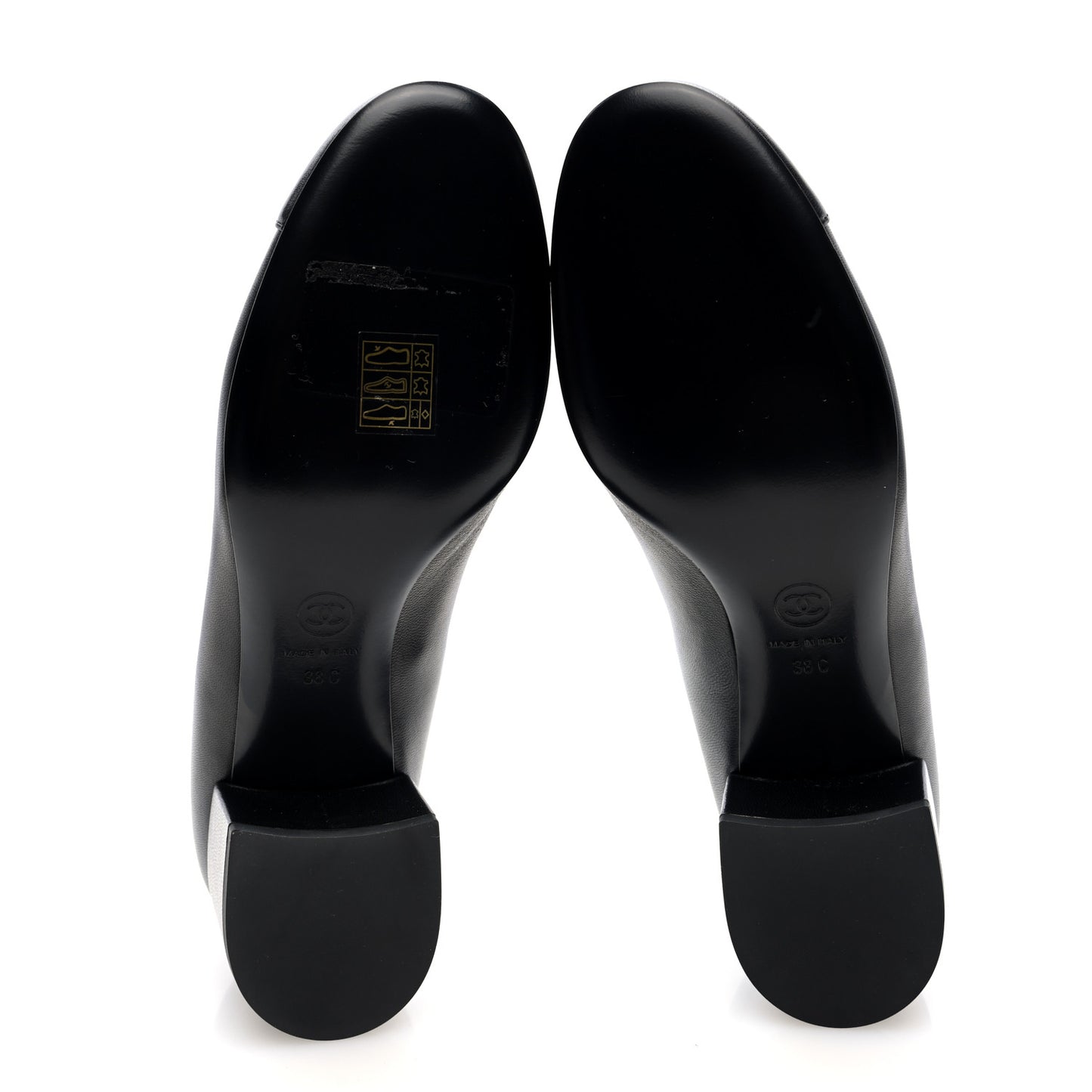 Lambskin Cap Toe Mary Jane Pumps 38 Black