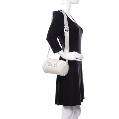 Christian Dior X DANIEL ARSHAM Grained Calfskin Mens Roller Bag White 2 of 10