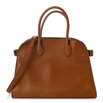 The Row Polished Saddle Calfskin Soft Margaux 12 Cuir 1 of 10