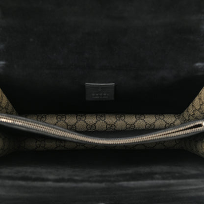 Gucci GG Supreme Monogram Medium Dionysus Shoulder Bag Black 5 of 11
