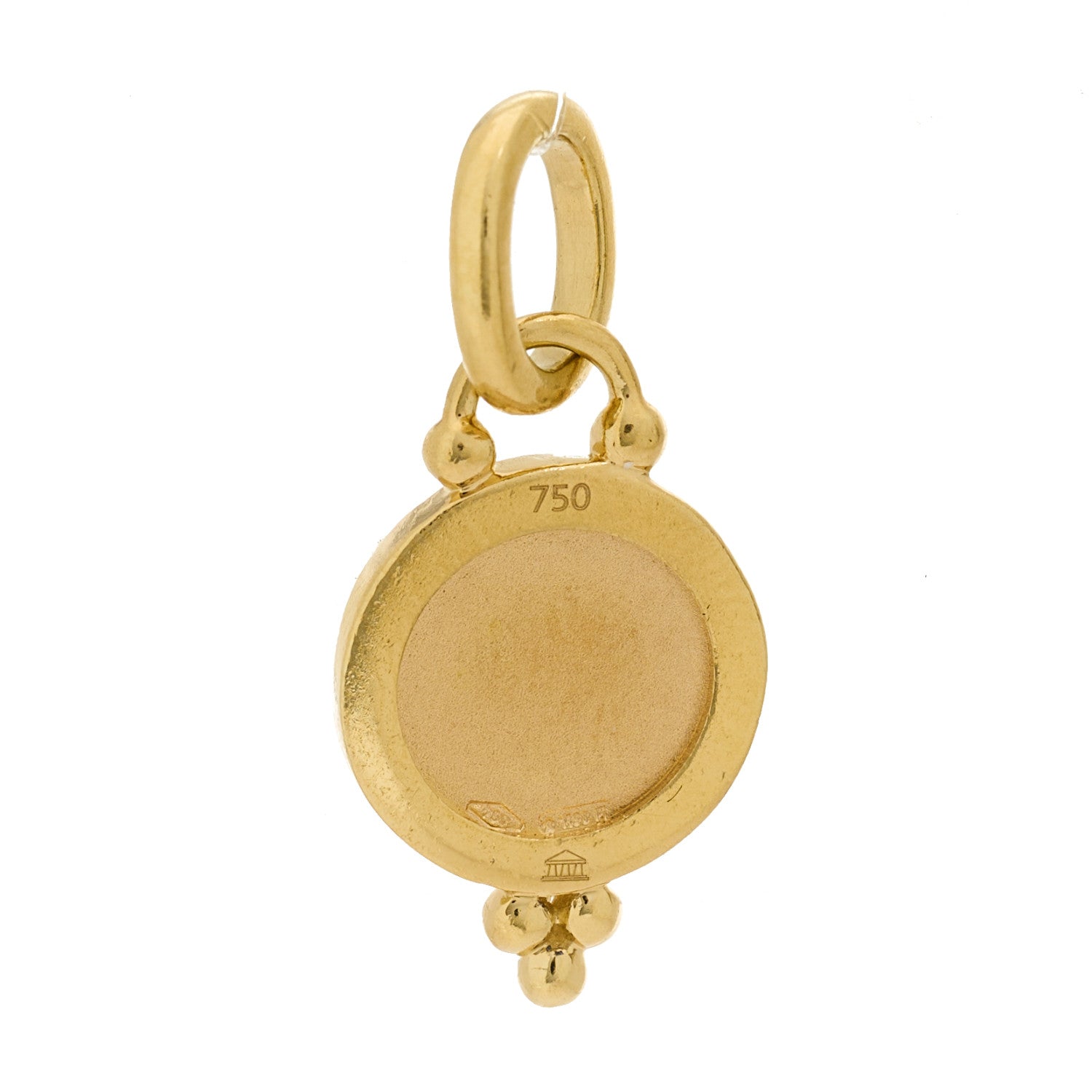 Temple St. Clair 18K Yellow Gold Small Angel Pendant 3 of 3