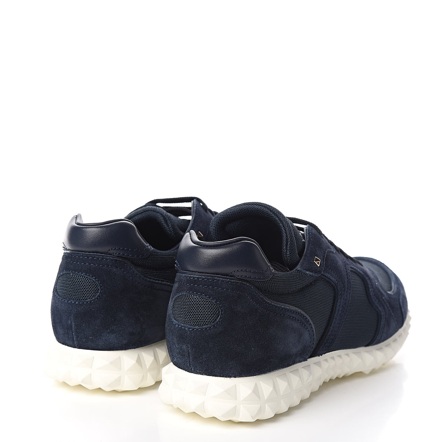 Valentino Garavani Suede Mesh Mens Soul AM Sneakers 40 Marine 4 of 9