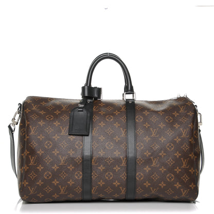 Louis Vuitton Monogram Macassar Keepall Bandouliere 45 1 of 6