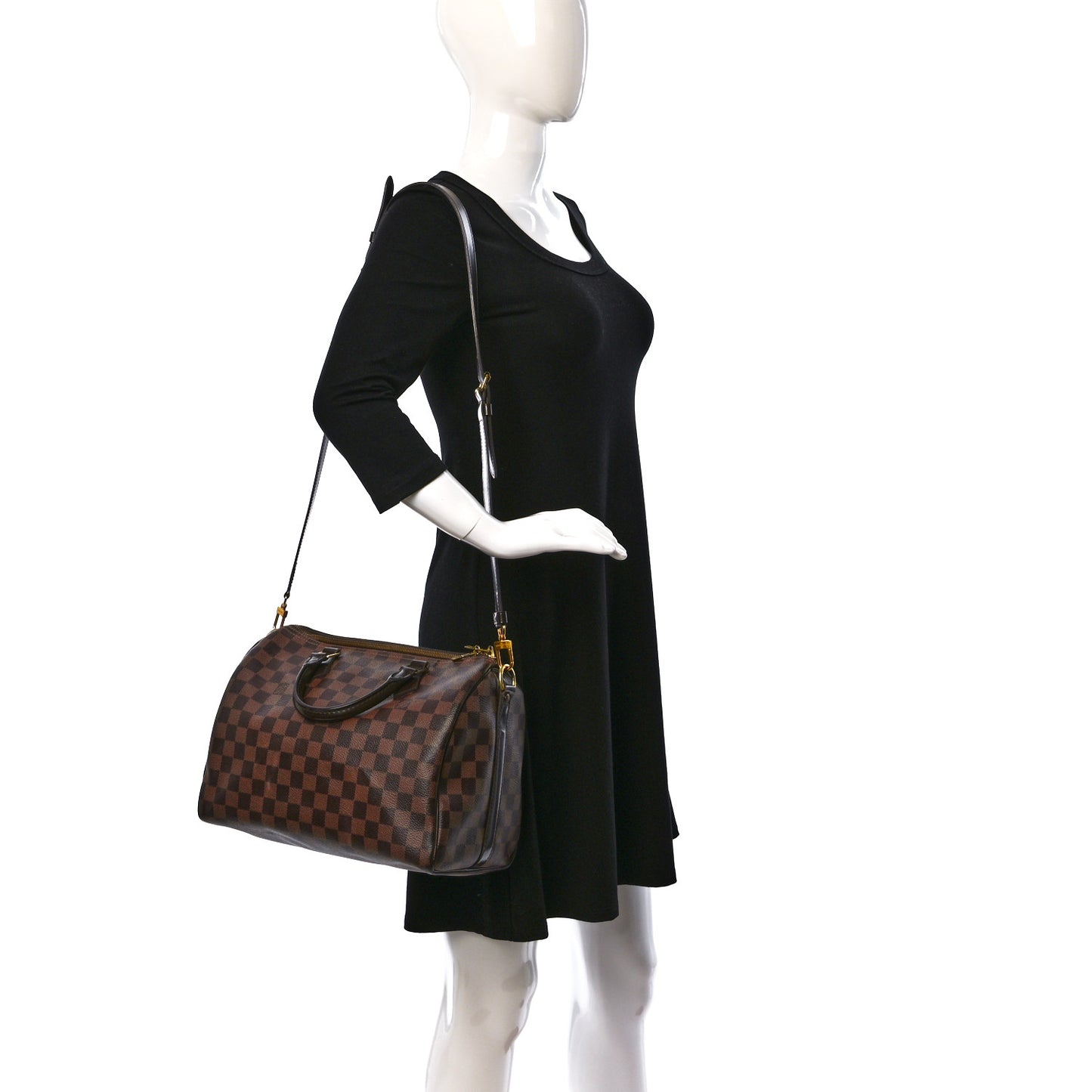 Damier Ebene Speedy Bandouliere 30