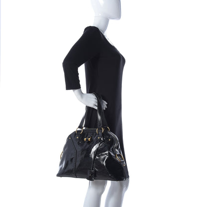 Saint Laurent Patent Large Muse Black 2 of 8