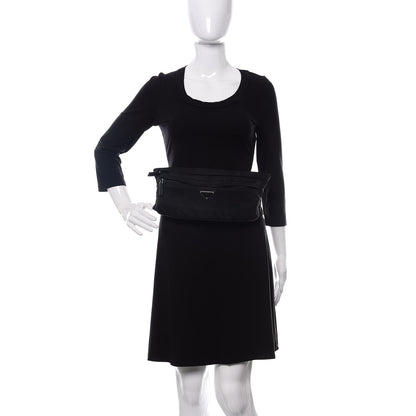 Prada Tessuto Nylon Montagna Belt Bag Black 2 of 11