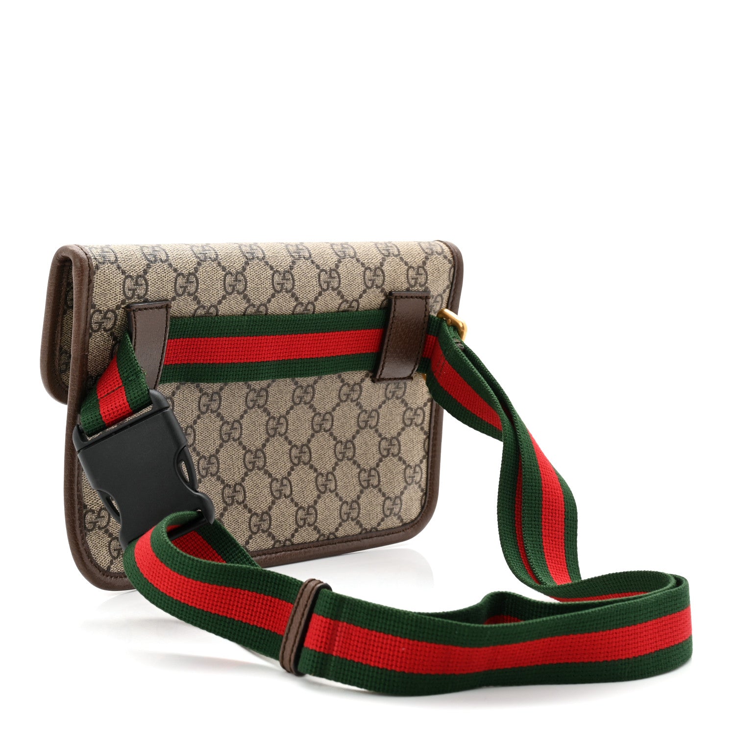 Gucci GG Supreme Monogram Neo Vintage Web Belt Bag Brown 3 of 10