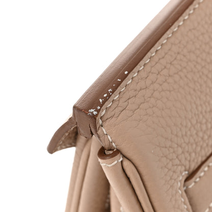 Hermes Taurillon Clemence Birkin 30 Argile 12 of 12