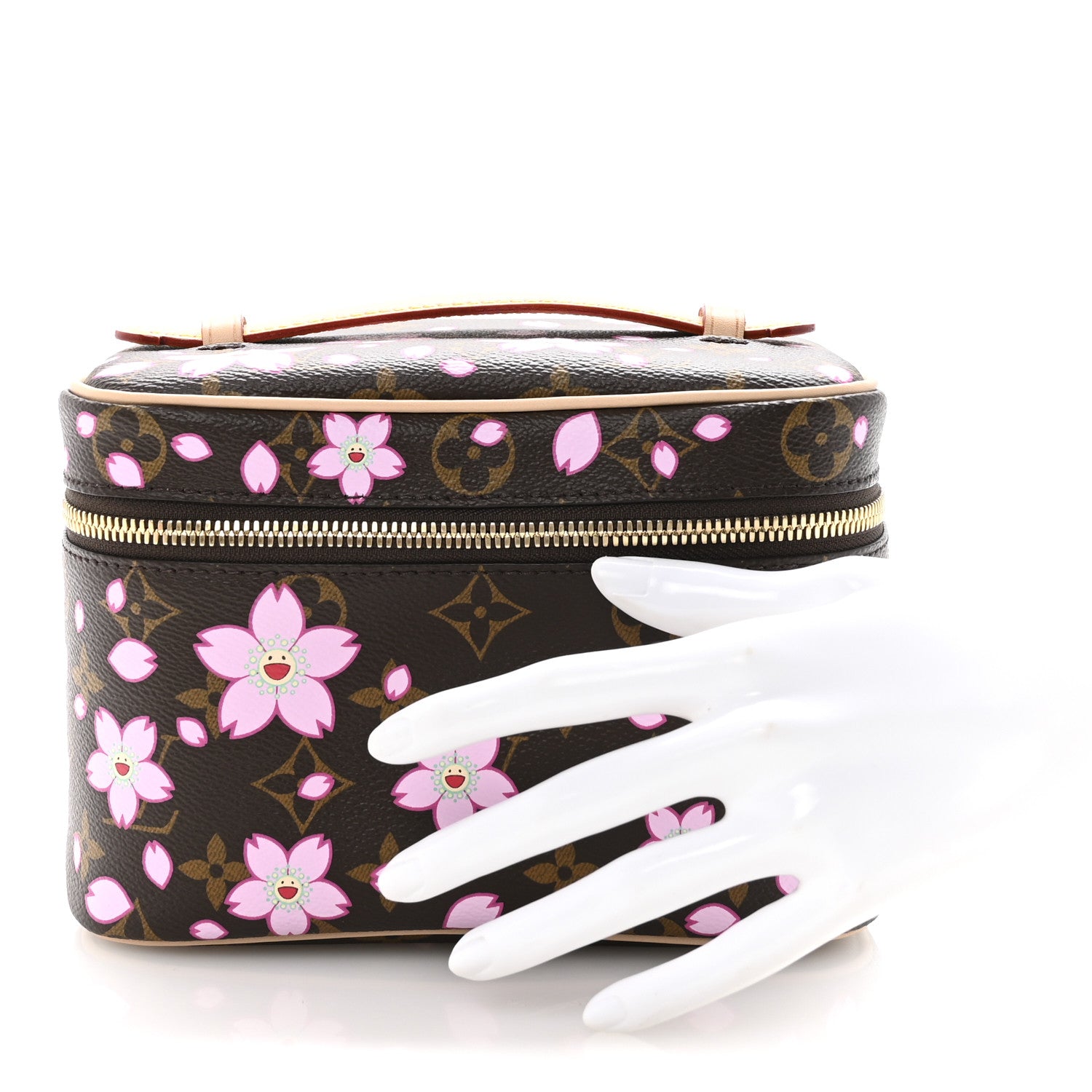 Louis Vuitton LV X TM Monogram Cherry Blossom Nice Mini Sakura Brown 2 of 7