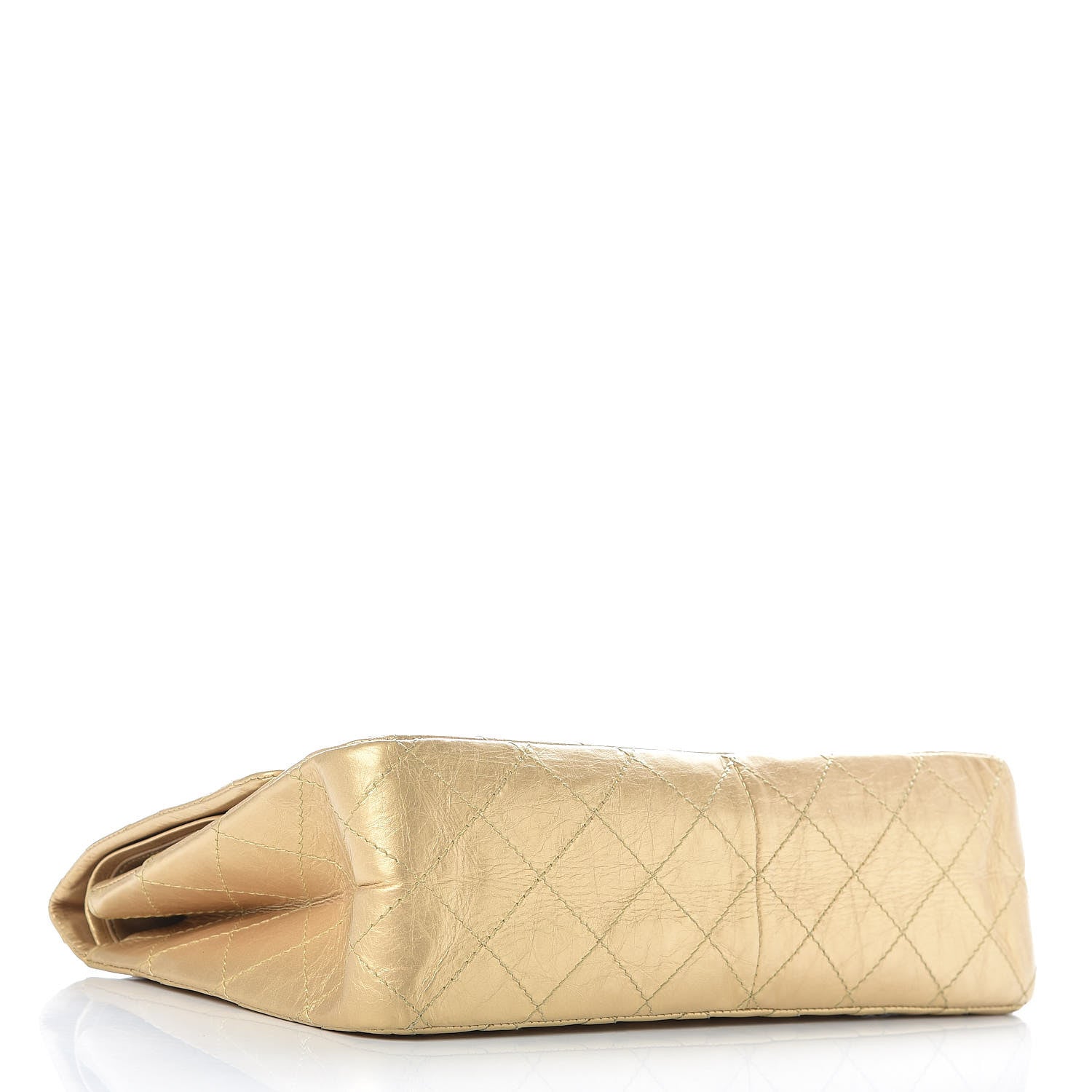 Chanel Metallic Aged Calfskin Quilted 2.55 Reissue 227 Flap Gold 4 of 13