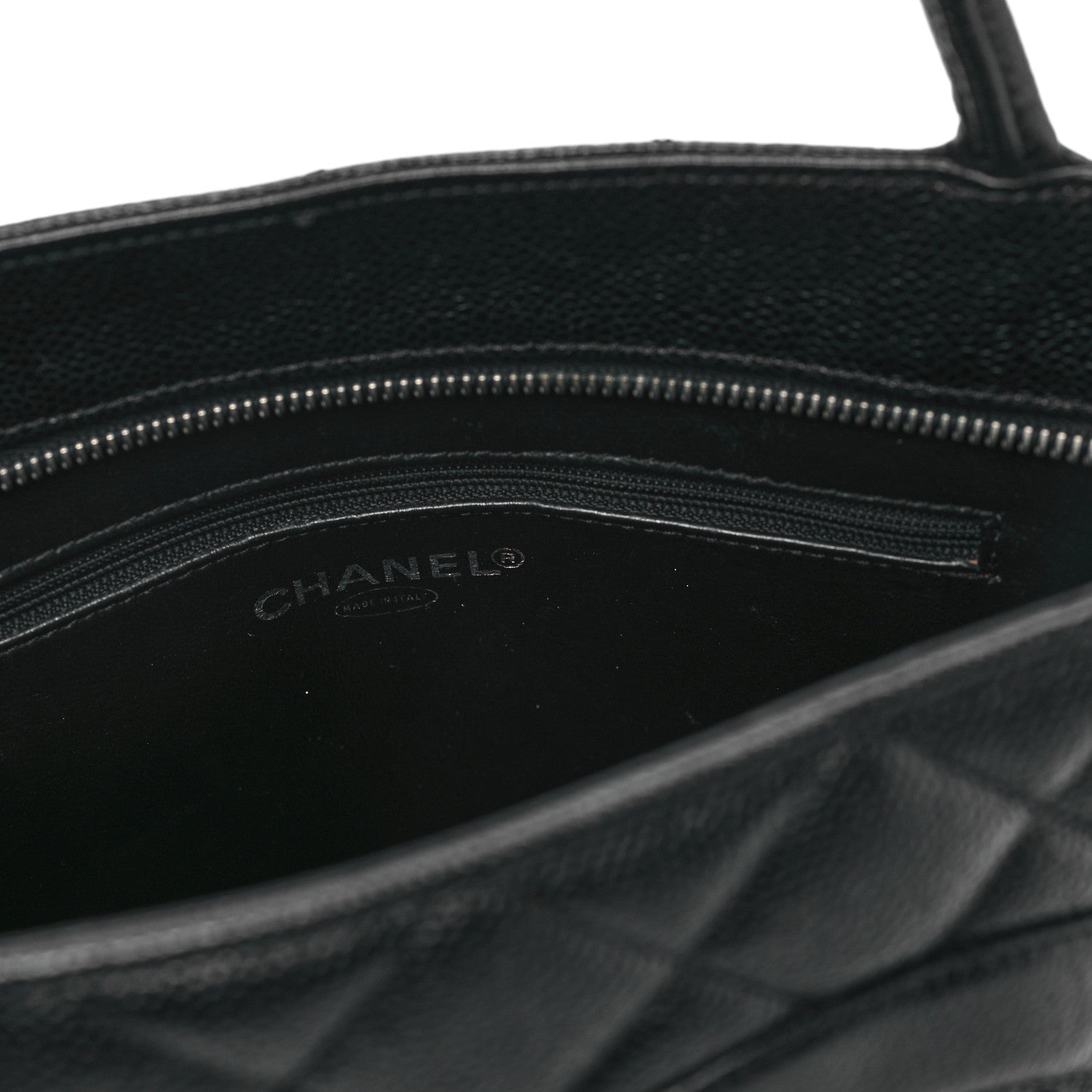 Chanel Caviar Quilted Medallion Tote Black 6 of 13