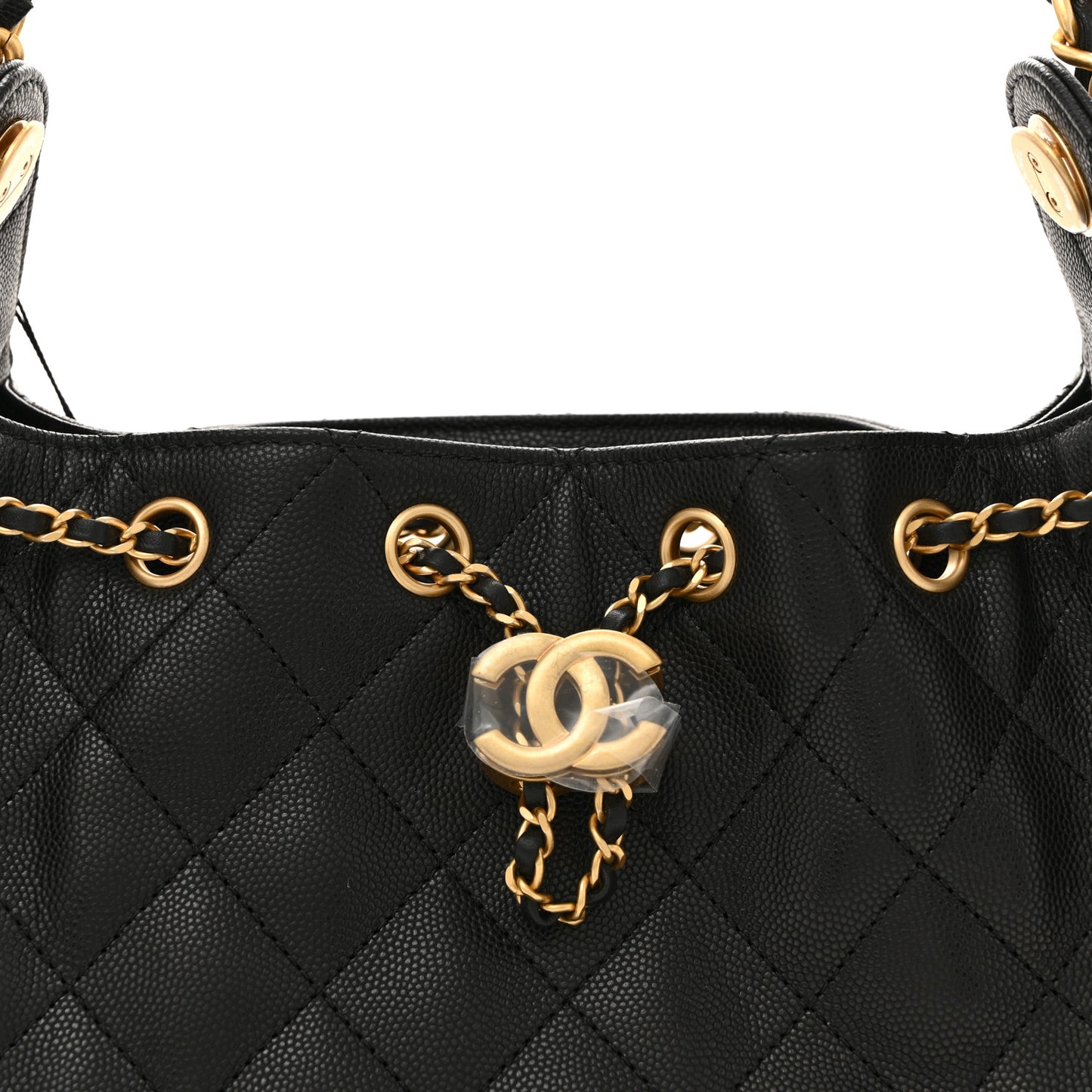 Caviar Quilted Mini Chanel 25 Handbag Black