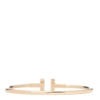 Tiffany 18K Rose Gold T Wire Bracelet 3 of 5