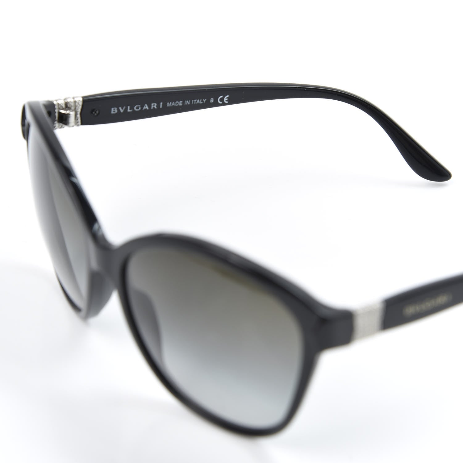 Bulgari Crystal Sunglasses 8029-B Black 5 of 7