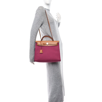 Hermes Vache Hunter Toile Herbag Zip 31 PM Tosca 2 of 15