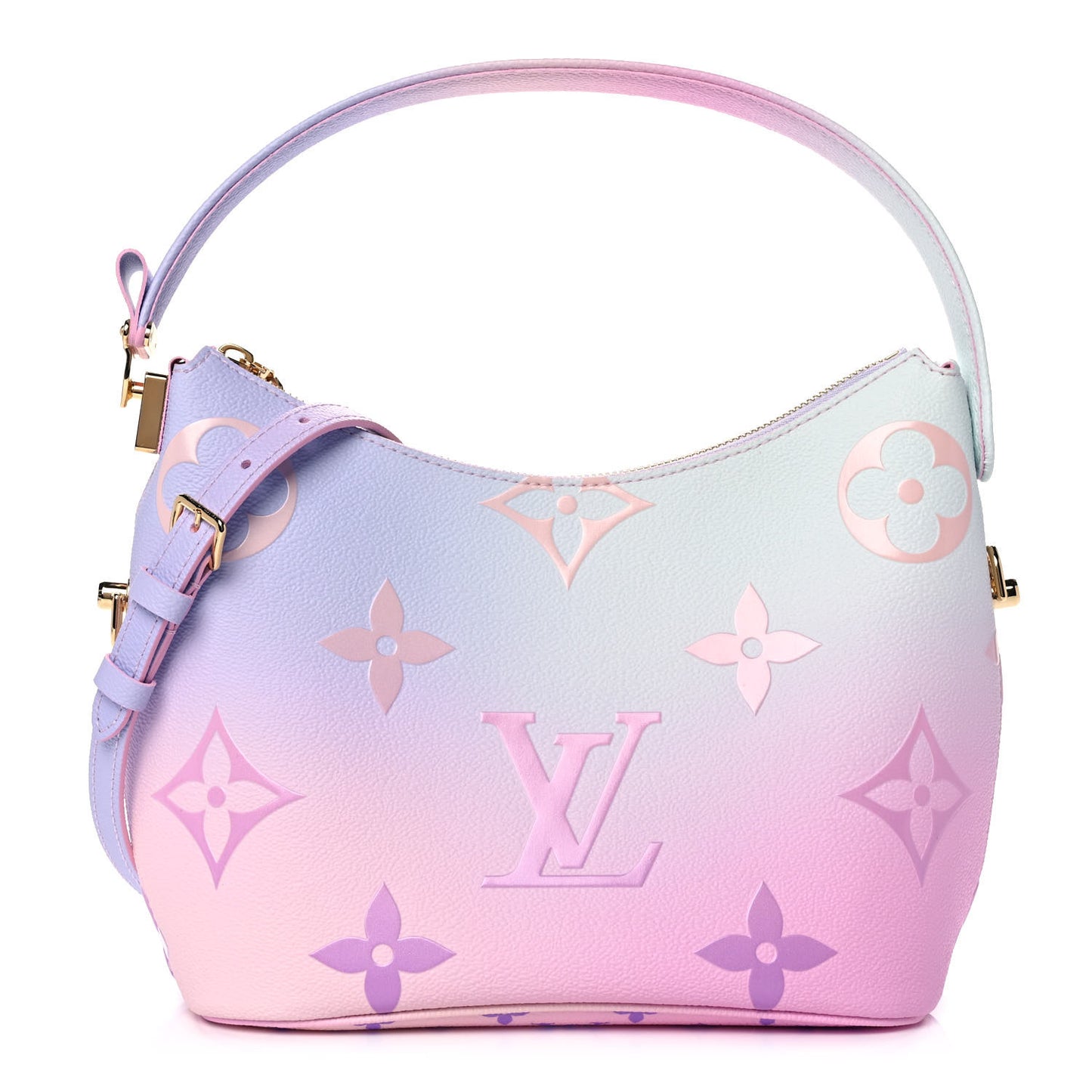 Monogram Giant Spring In The City Marshmallow Hobo PM Sunrise Pastel