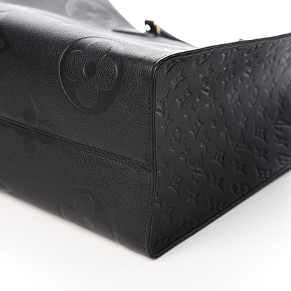 Louis Vuitton Empreinte Monogram Giant Onthego GM Black 10 of 12