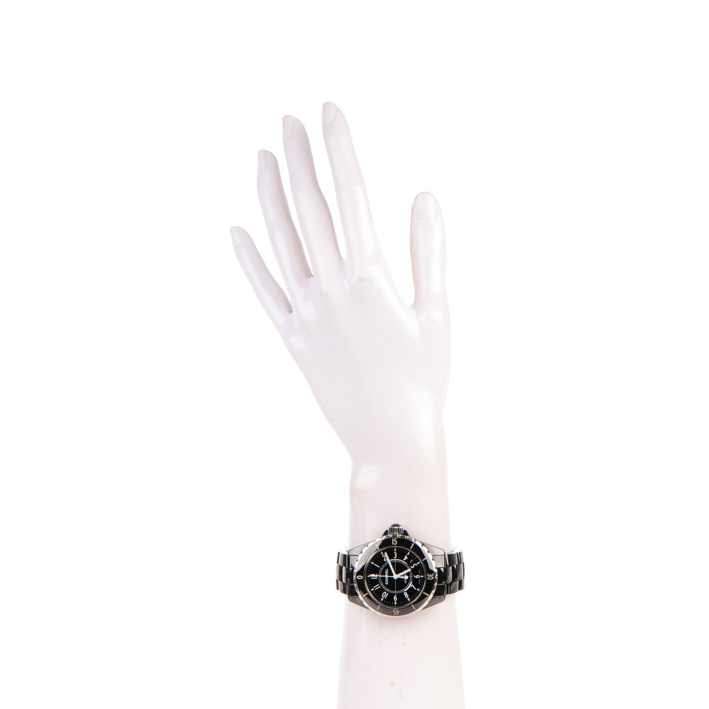 Chanel Stainless Steel Ceramic 38mm J12 Automatic Watch Black 2 of 7