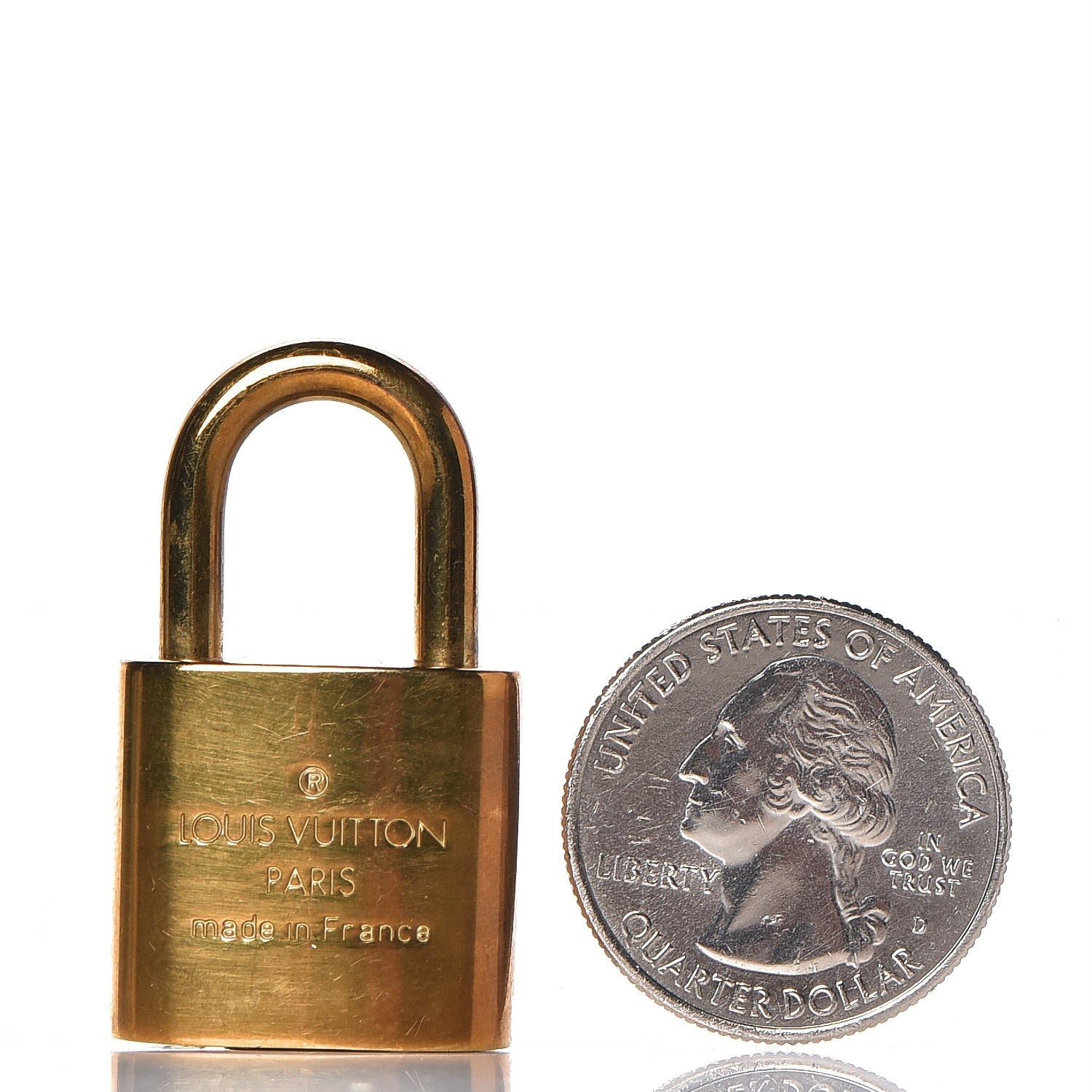 Louis Vuitton Brass Lock and Key Set #321 2 of 4