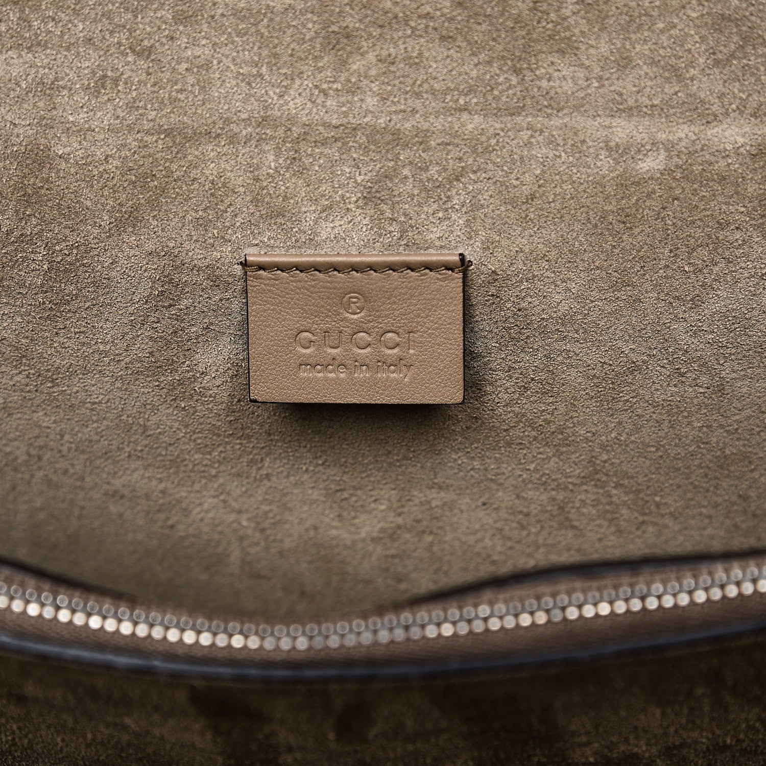 Gucci GG Supreme Monogram Medium Dionysus Shoulder Bag Taupe 6 of 12