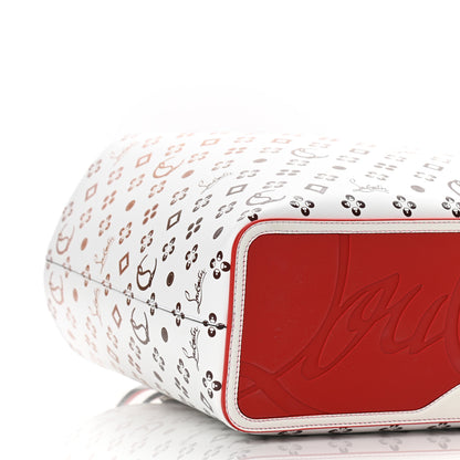 Christian Louboutin Calfskin Patent Degrade Loubinthesky East West Cabata Tote White 10 of 11