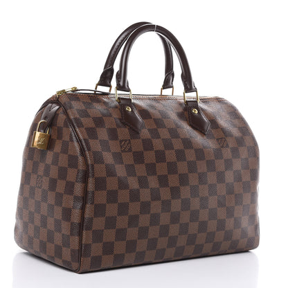 Louis Vuitton Damier Ebene Speedy 30 3 of 17