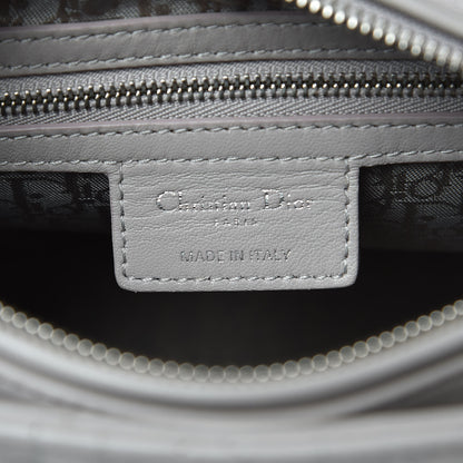 Christian Dior Lambskin Cannage Medium Lady Dior Grey 6 of 10