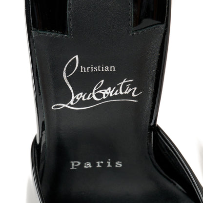 Christian Louboutin Patent Miss Z 80 Mule 37 Black 8 of 9