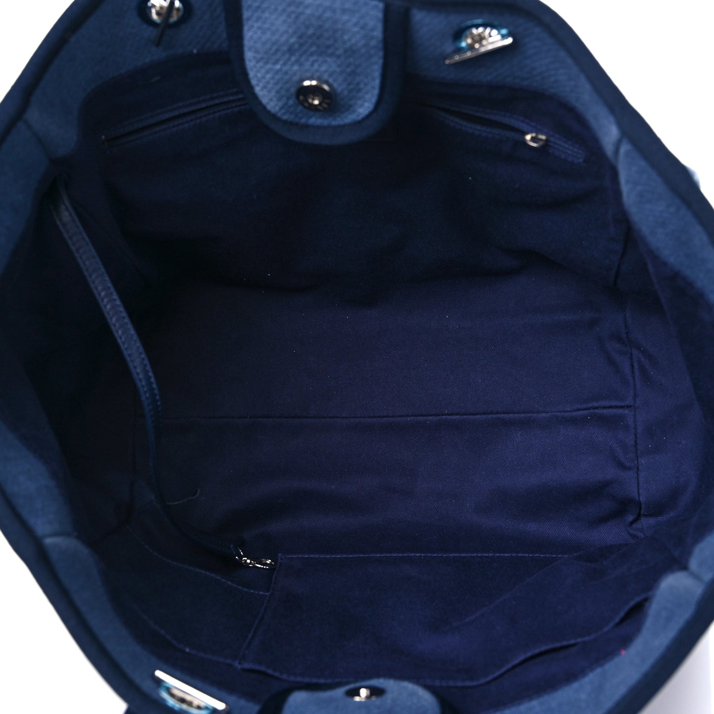 Canvas Medium Deauville Tote Blue