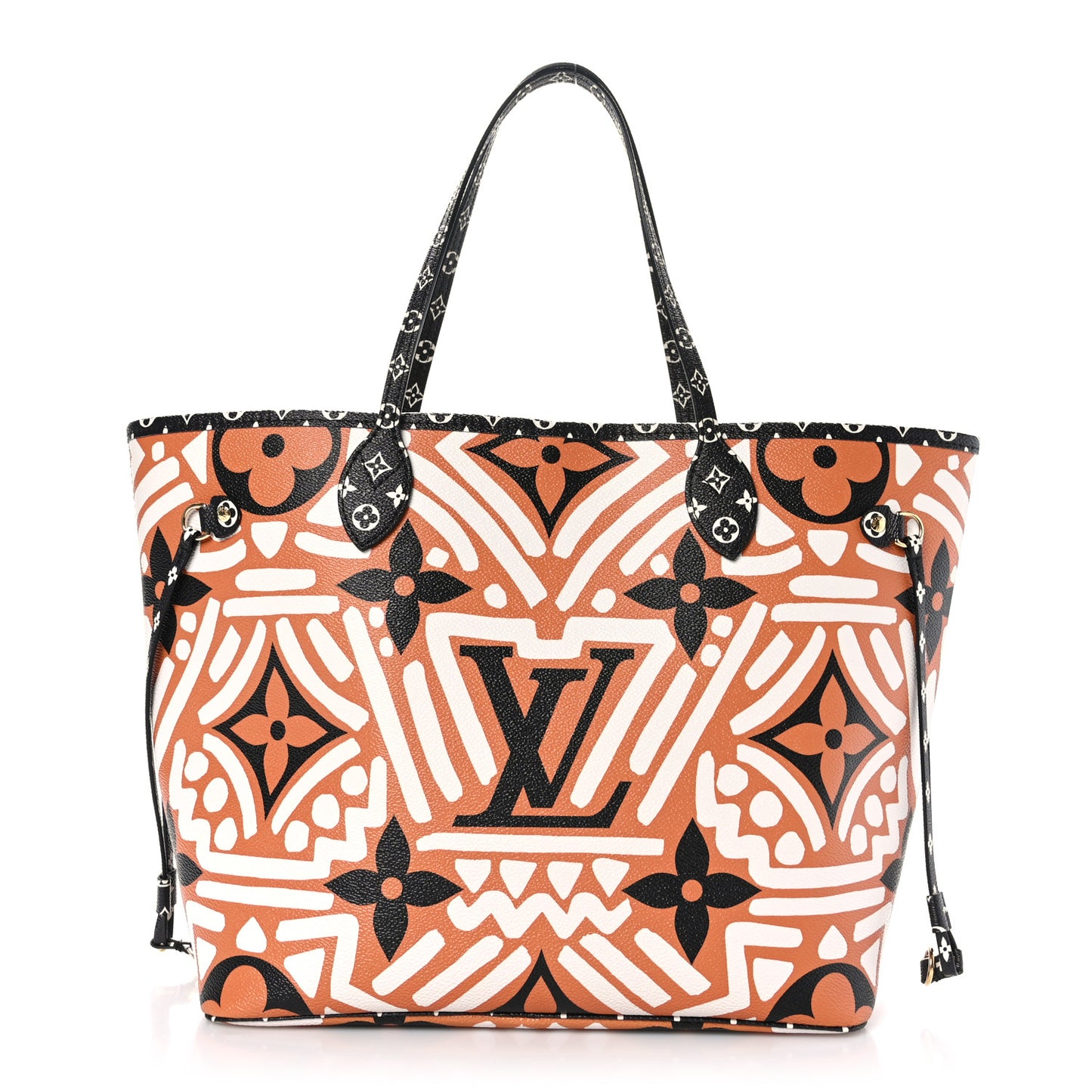 Monogram Giant Crafty Neverfull MM Creme Caramel