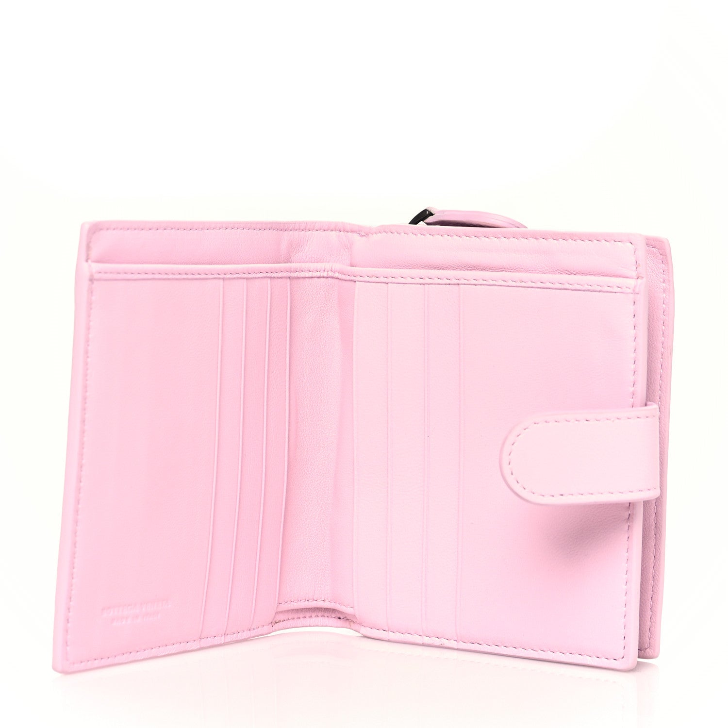 Bottega Veneta Nappa Intrecciato Mini Wallet Dragee 6 of 8