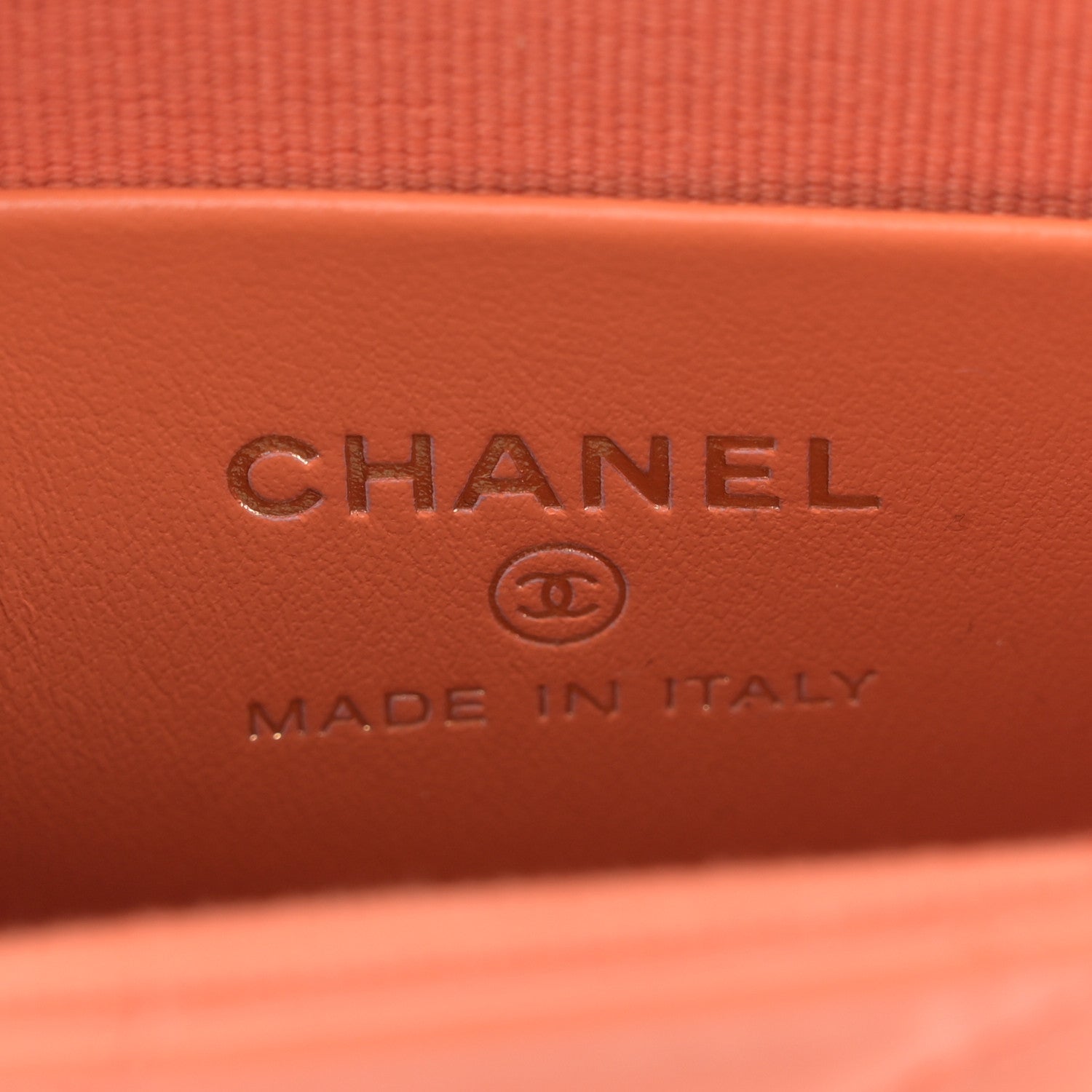 Chanel Patent Quilted Mini Top Handle Crossbody Flap Orange 6 of 11