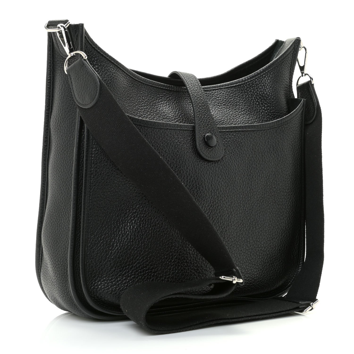 Hermes Taurillon Clemence Evelyne III GM Black 3 of 9