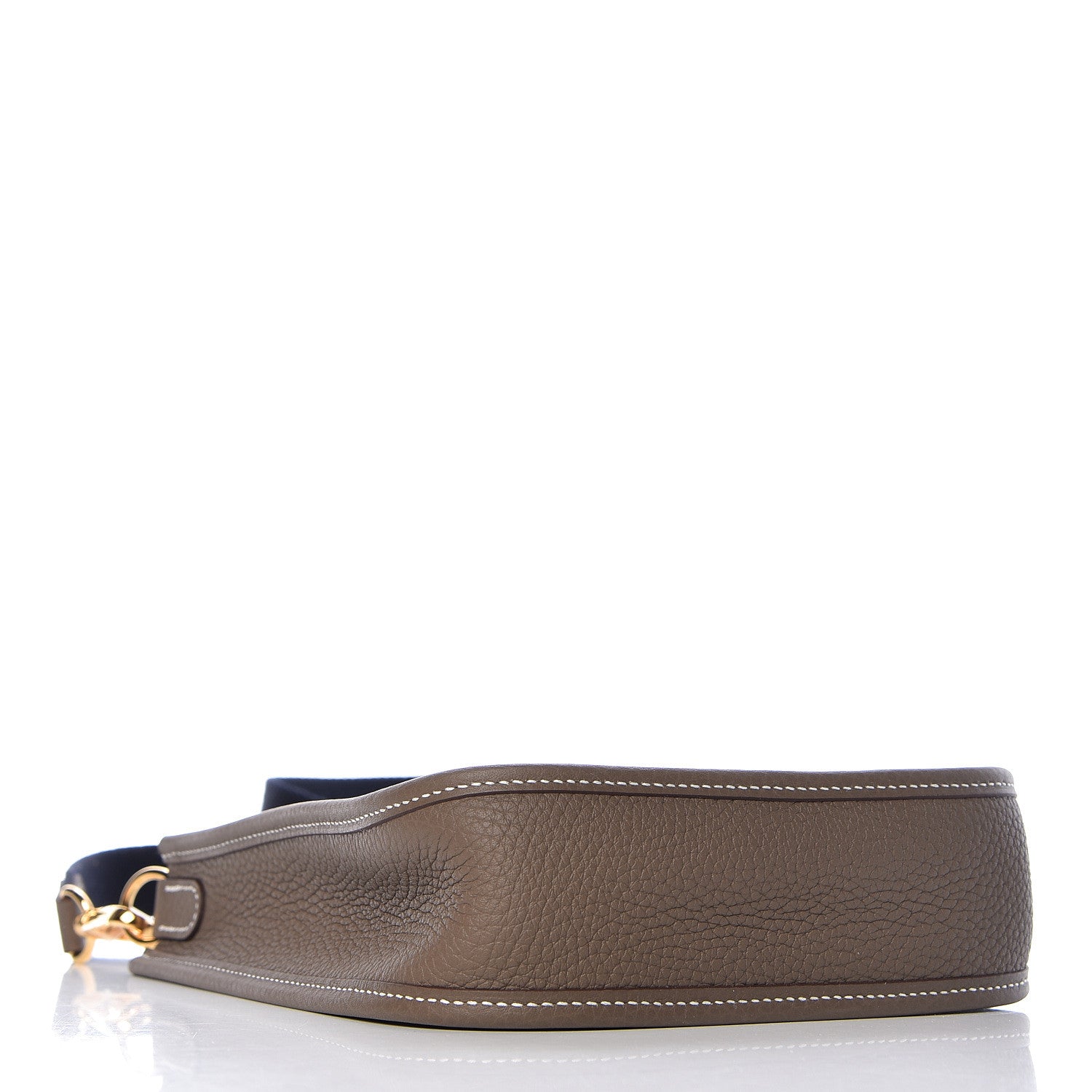 Hermes Taurillon Clemence Amazone Evelyne TPM Etoupe Bleu Indigo 4 of 11