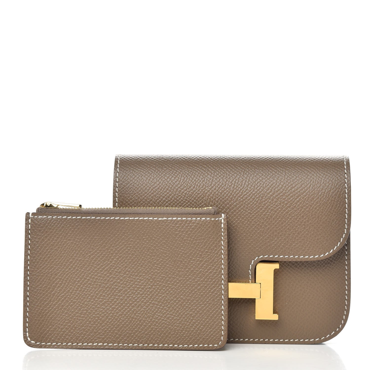 Hermes Epsom Constance Slim Wallet Etoupe 3 of 7