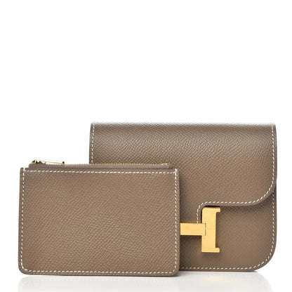 Hermes Epsom Constance Slim Wallet Etoupe 3 of 7